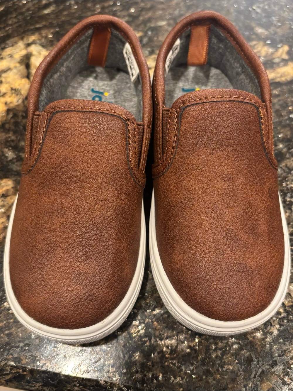 Toddler Slip-On Casual Shoes in Brown